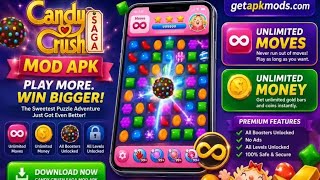 Candy Crush Suga Unlimited Mod Apk ||  Boosters All level Unlock 2026 screenshot 3