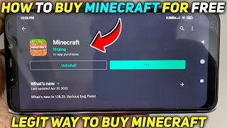 How To Buy Minecraft For Free From Play Store!