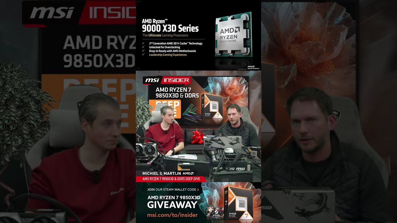 AMD Ryzen 7 9850X3D & DDR5 deep dive | portrait