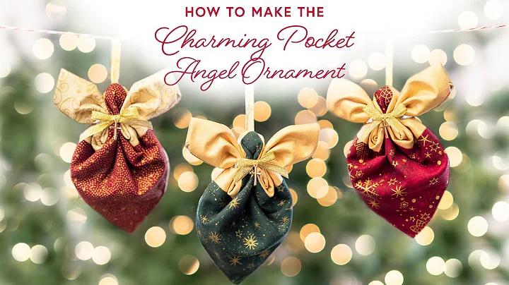 How to Make The Charming Pocket Angels Ornament | a Shabby Fabrics Tutorial
