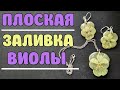 Анютины глазки.Комплект из эпоксидной смолы