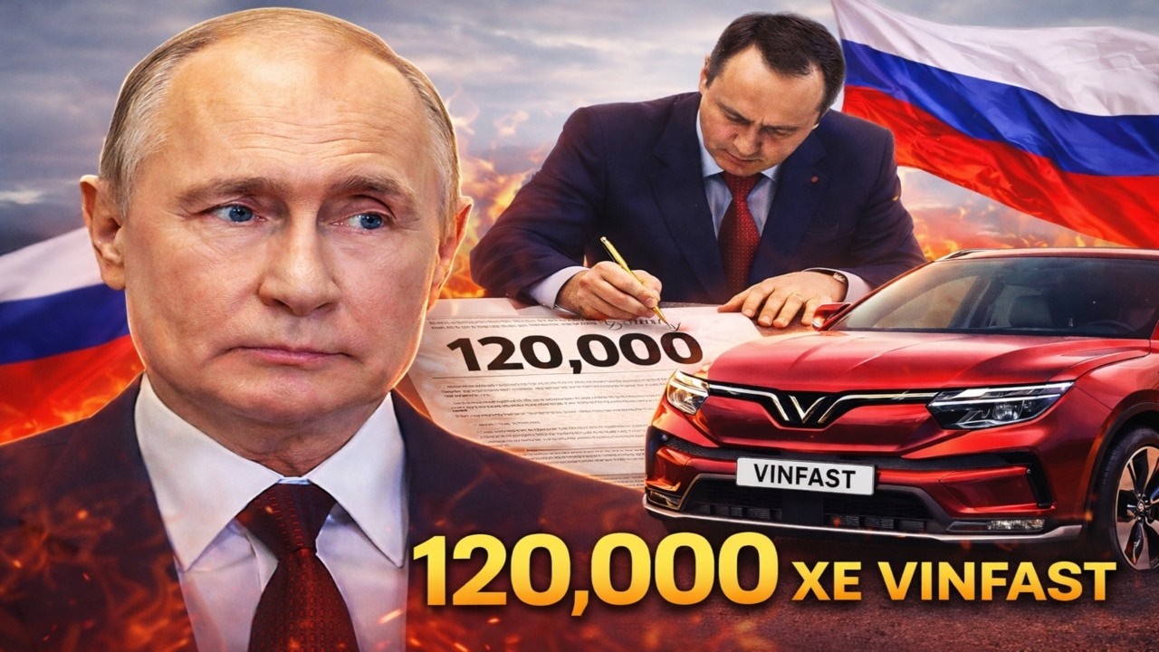 BÙNG NỔ QUỐC TẾ: Nga Mua 120.000 Xe VinFast – Tham Vọng Toàn Cầu Thành Hiện Thực.
