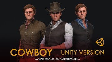 Cowboy | UNITY PREVIEW | Game-ready 3D character