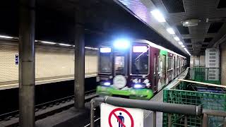 阪急1300系1308F(SDGsトレイン)　準特急 京都河原町行き　大宮駅到着　2023年11月8日撮影