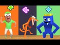 ORIGIN of the RAINBOW FRIENDS... FNF Character Test | Gameplay VS Minecraft Animation VS Real Life