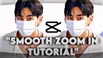 Smooth zoom in tutorial capcut || smooth zoom in like ae || dripsvfx