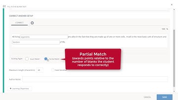 Intermediate Schoology Module 1 Fill in the Blank Text Assessment
