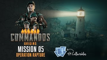 Commandos: Origins - Mission 5 (Hard) | Operation Rapture | Walkthrough | All Collectables