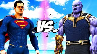 GTA 5 - SUPERMAN vs THANOS  In GTA 5  PART #3 (Epic Fight)