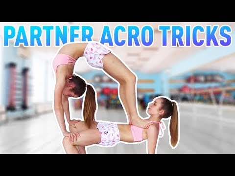 Easy Partner Acro Tricks | Jaz and Brooke