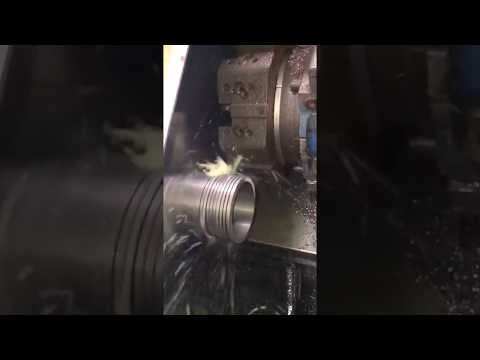 Piston ring machining