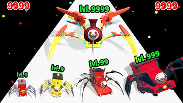 Spider Train 3D Run Master - Level Up ASMR Gameplay | Play 234 Tiktok