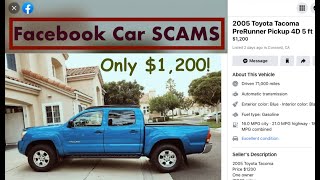 I Tried a Facebook Marketplace Car Scam  What to look for