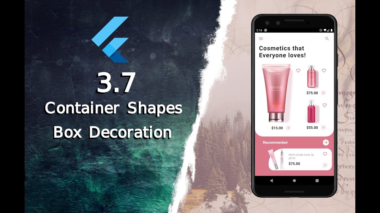 3 7 Private Widgets Boxdecoration Border Radius The Complete Free Flutter Course You