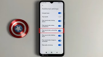 How to enable/disable Play sound when uninstalling apps on POCO C40 Android 11