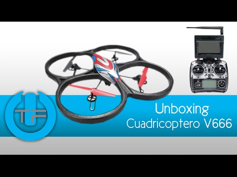 Cuadricóptero RC WLtoys V666 - Unboxing & Review