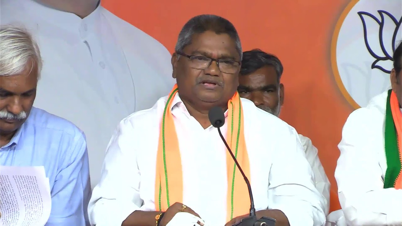 Live : Shri Gujjula Premender Reddy addressing the media at BJP State Office, Nampally, Hyderabad