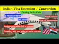 How to extend indian visa while visiting india visa conversion to oci  exit permit  frro india