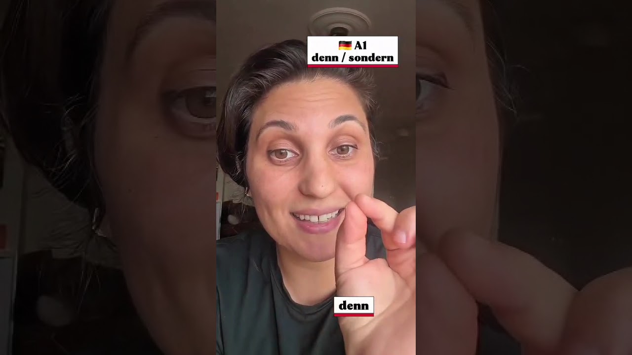 A1 Baglaçlar denn/sondern 