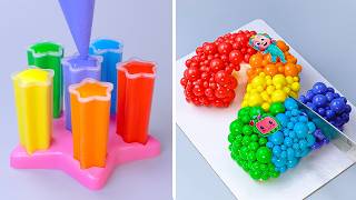 Download Lagu Absolutely Stunning With This Rainbow Cake Recipe 🌈 Rainbow Bubble Cake Making 🌈 How To Make MP3