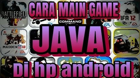 Cara Main game Java di Hp android