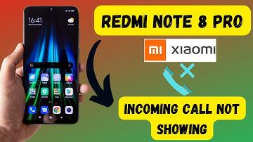 Redmi Note 8 Pro Incoming call Problem | redmi note 8 pro incoming call not showing