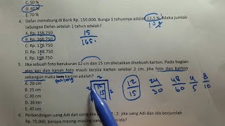 Hitung cepat Matematika Dasar  Mudah. Sering keluar di Psikotes kerja no 1-10