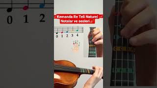 Kemanda Re Teli Naturel Notalar Ve Sesleri