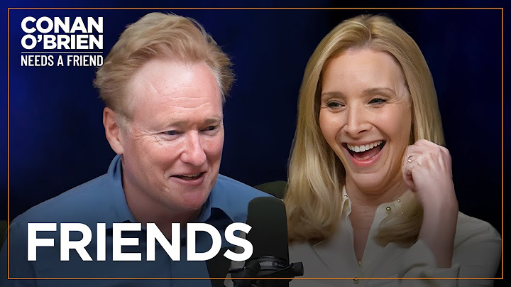 Conan Sat With The “Friends” Cast At Lisa Kudrow’s Wedding  | Conan O'Brien Needs A Friend