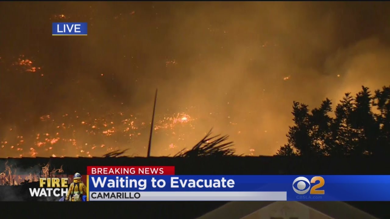 Camarillo Residents Awaiting Possible Evacuation Orders As Hill Fire