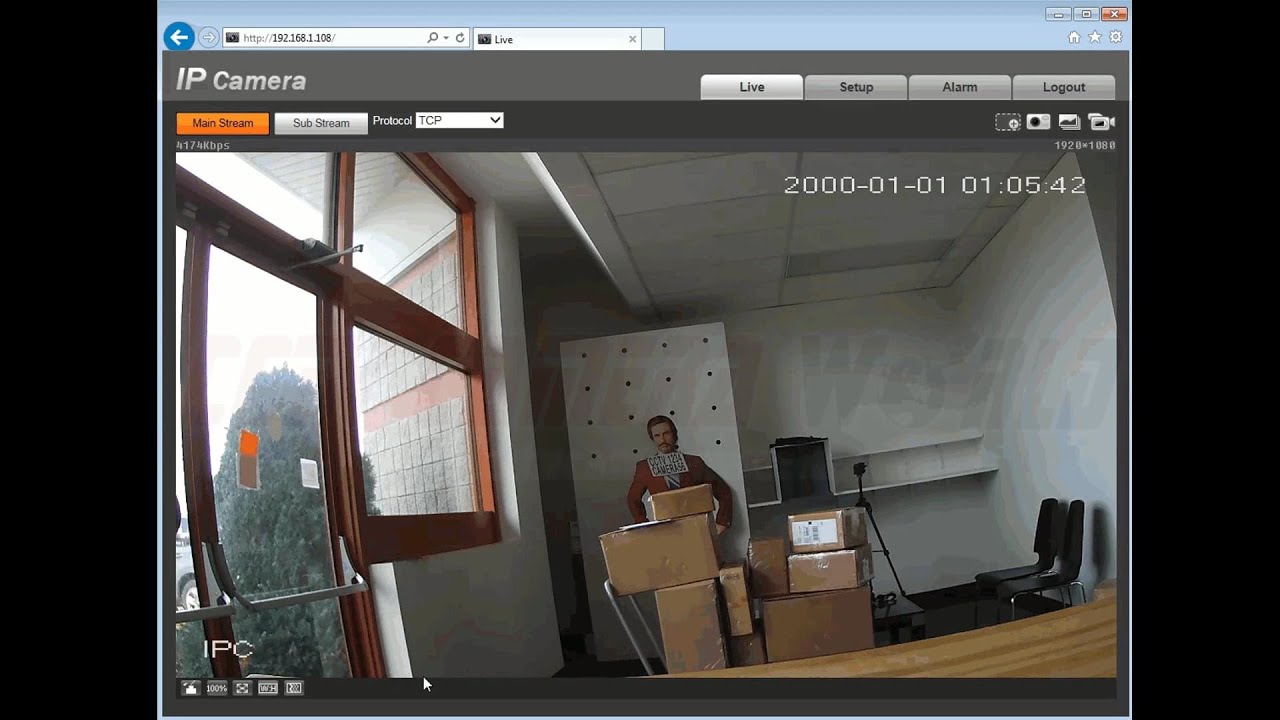 OLD   How to View an IP Camera Using a Web Browser