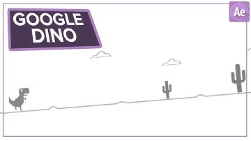 Google Dinosaur Game Animation Tutorial in After Effects