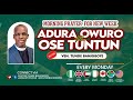 Dr fn yanu pjwr  adura owuro fun ose tuntun  wakati itusile  ven tunde bamigboye 