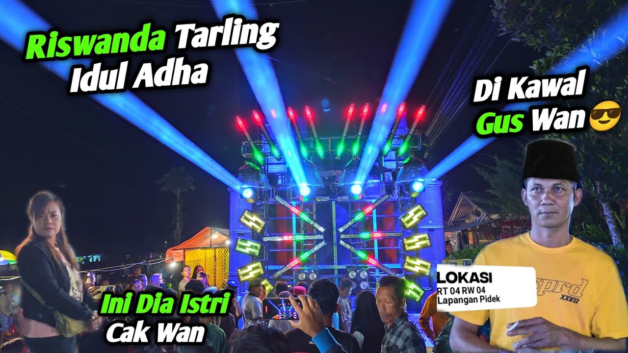 Riswanda Audio Takbir keliling Di Kawal Cak Wan & Istrinya Di Pidek Gondanglegi..!!