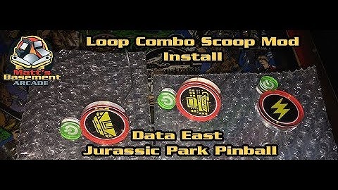 Loop Combo Scoop Mod Install - Jurassic Park Pinball (1993 Data East)