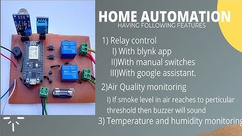 Home Automation using nodemcu and blynk 2.0
