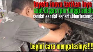 Inova lama tarikan loyo,dan lemot,begini cara penanganan nya.