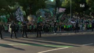 Receção dos adeptos do Sporting em Alvalade frente ao Nacional!