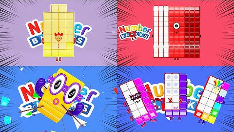 NUMBERBLOCKS Quadparison Part 80 | 3D Blender Lab