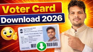 Voter Card Download 2026 🗳️📥 I e-Voter Card Download 2026 📄✨ I Download Voter Card Online 2026 💳📲 screenshot 2