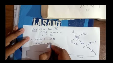 Theorem 1 (IF two lines intersect, the vertically opposite angles) chapter 12  by Sir Borair