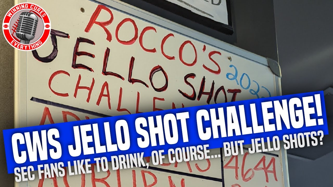 College World Series 2022 Jello Shots Challenge update? YouTube