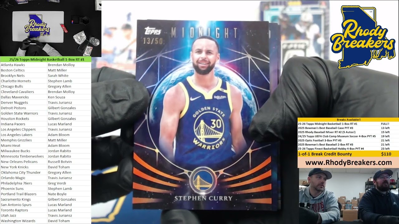 25-26 Topps Midnight Basketball 1-Box RT #1