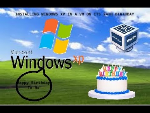 Installing Windows XP on its 24th birthday🎉🎉🎉🎉#windowsxp