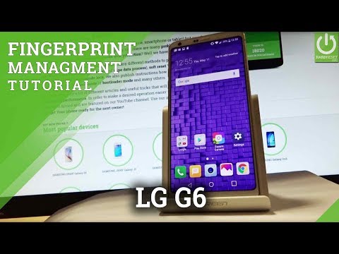 Add Fingerprint LG G6 H870 - Fingerprint Sensor Tutorial
