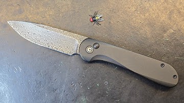 FLYTANIUM SCALES FOR CIVIVI ELEMENTUM BUTTON LOCK #knifereview #knifedisassembly #flytaniumscales