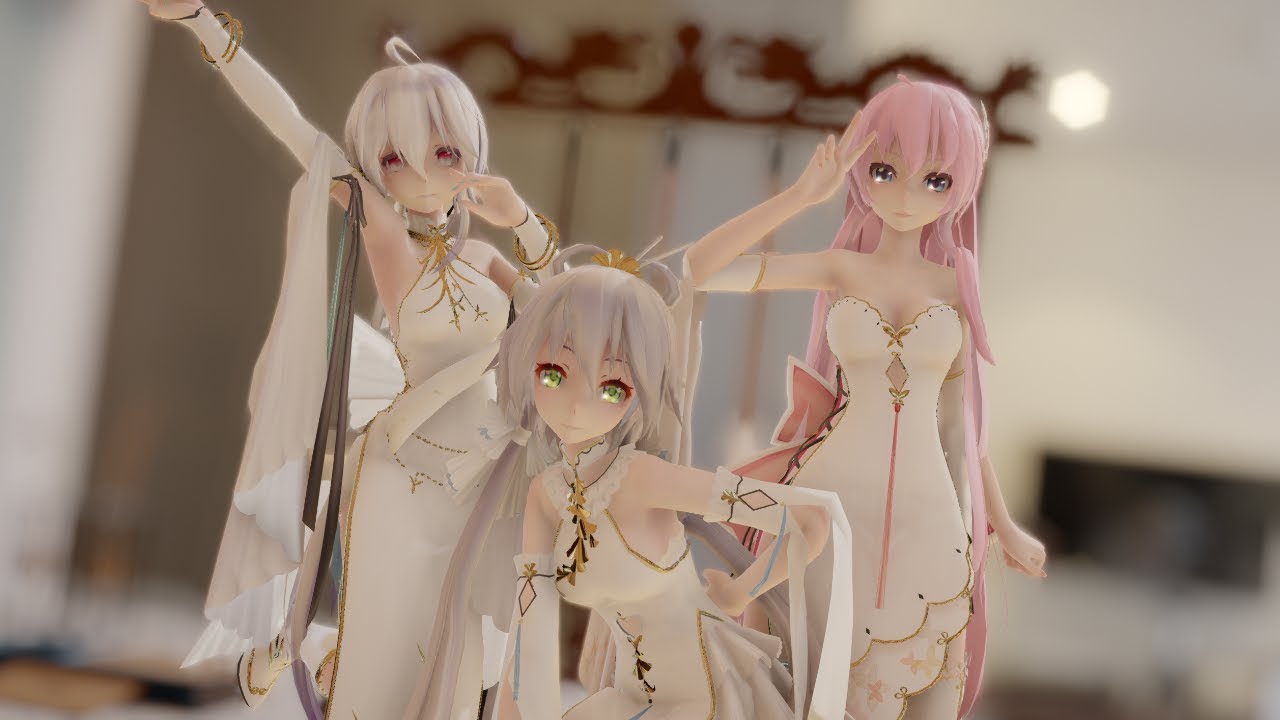 【MMD】神谕法则【Haku, Luo Tianyi, Luka】Skybox DL