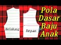 Pola Baju Anak Perempuan cara sederhana