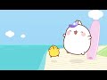 Molang and Piu Piu | The Beach | Cartoon for kids | Molang Funny Cartoons