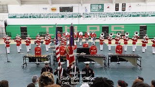 U.S. Marine Drum & Bugle Corps and Color Guard at CHS, 7/31/2023